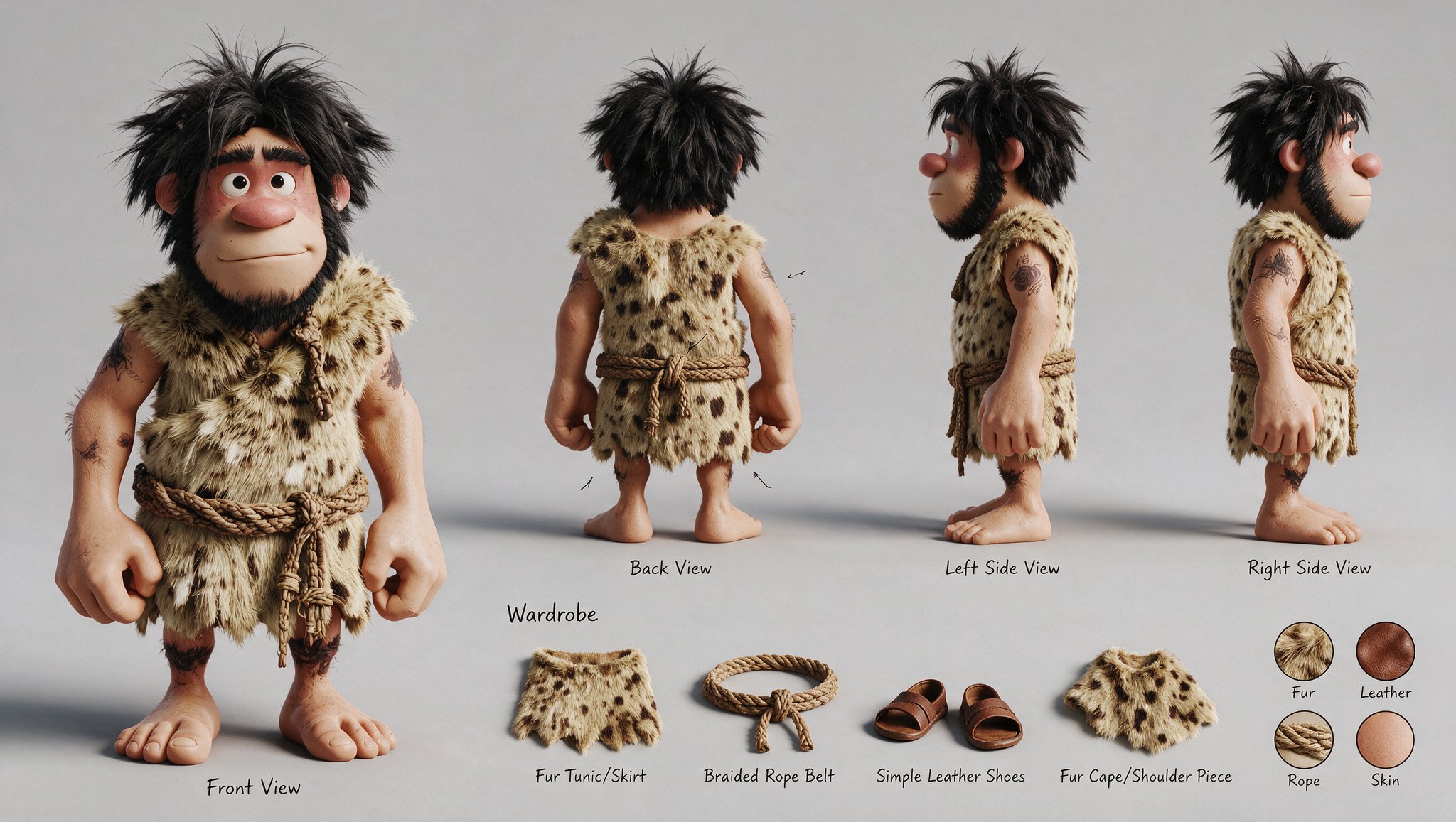 Character ref sheet in Seedream 5 Pro