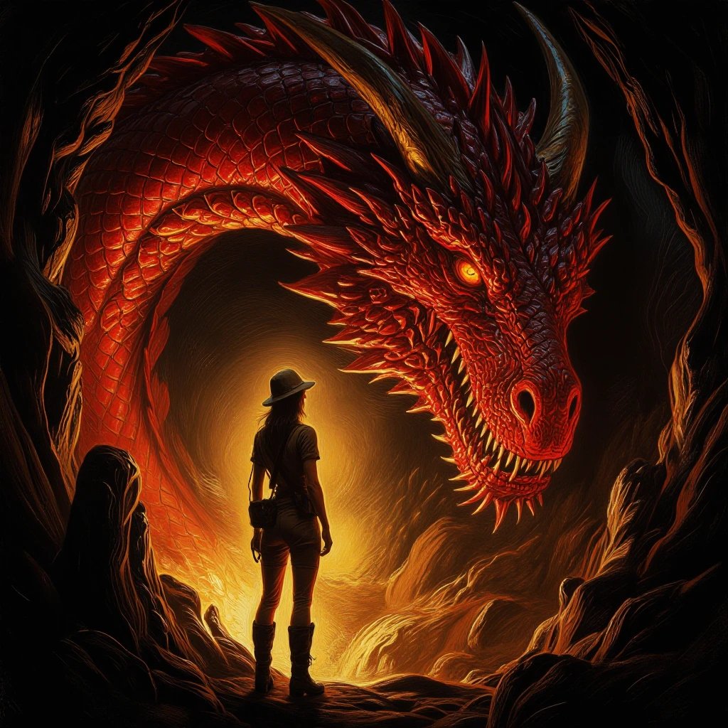 NIGHT OF THE DRAGON An epic cinematic encounter with an enormous ancient dragon emerging from darkne…