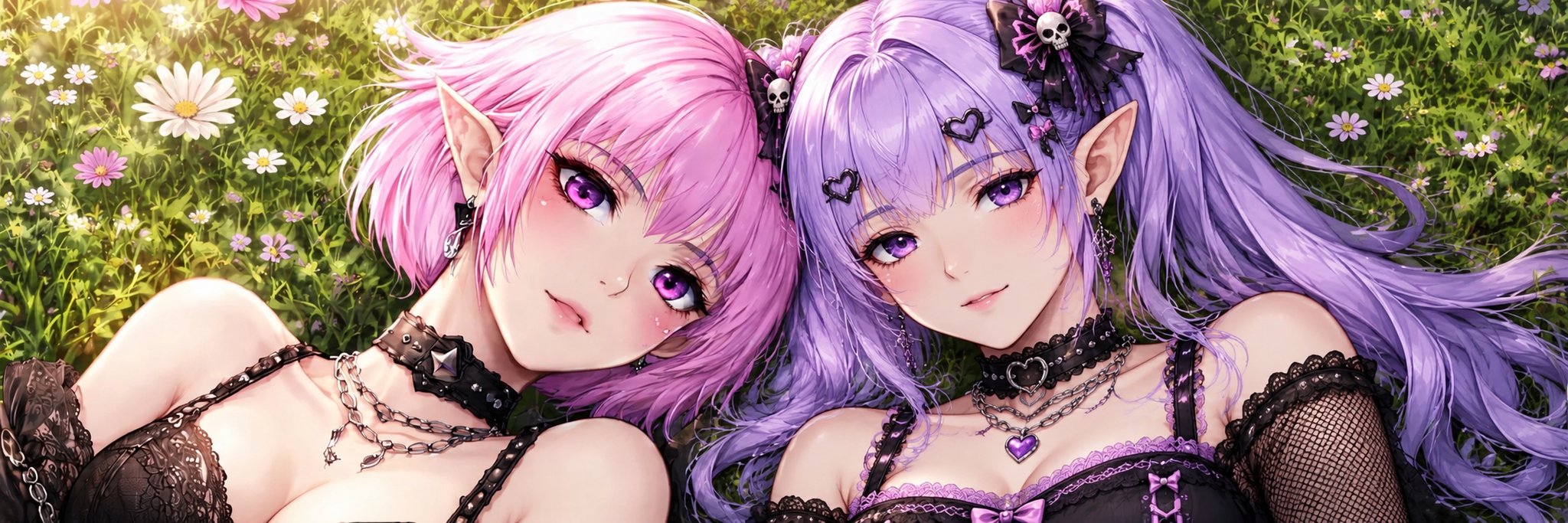 New banner with AU lady Dusk. The Goddess of Twilight.