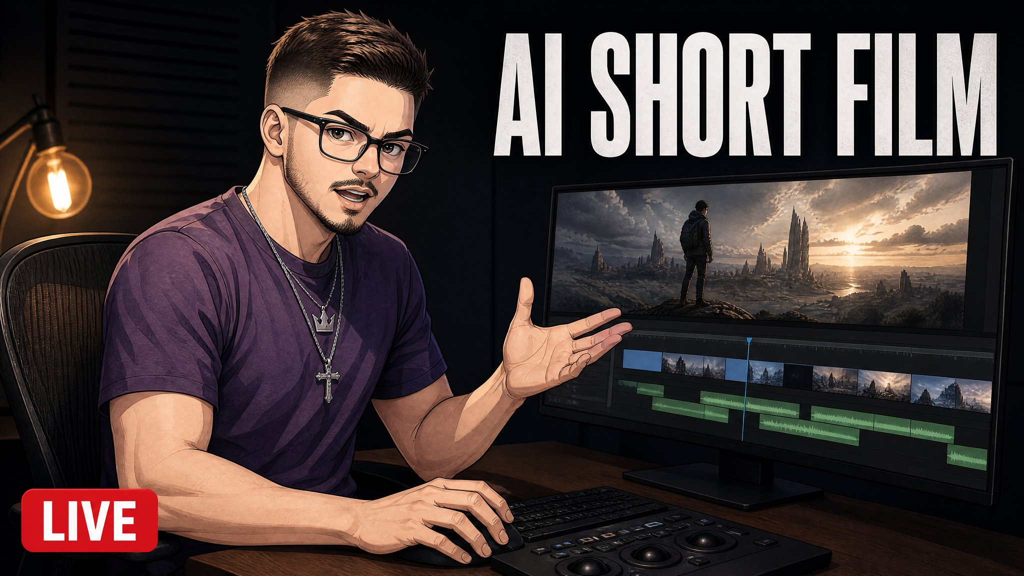 I’m trying something different today. I’m going live on NoahtheAIPlayer and attempting to make a com…