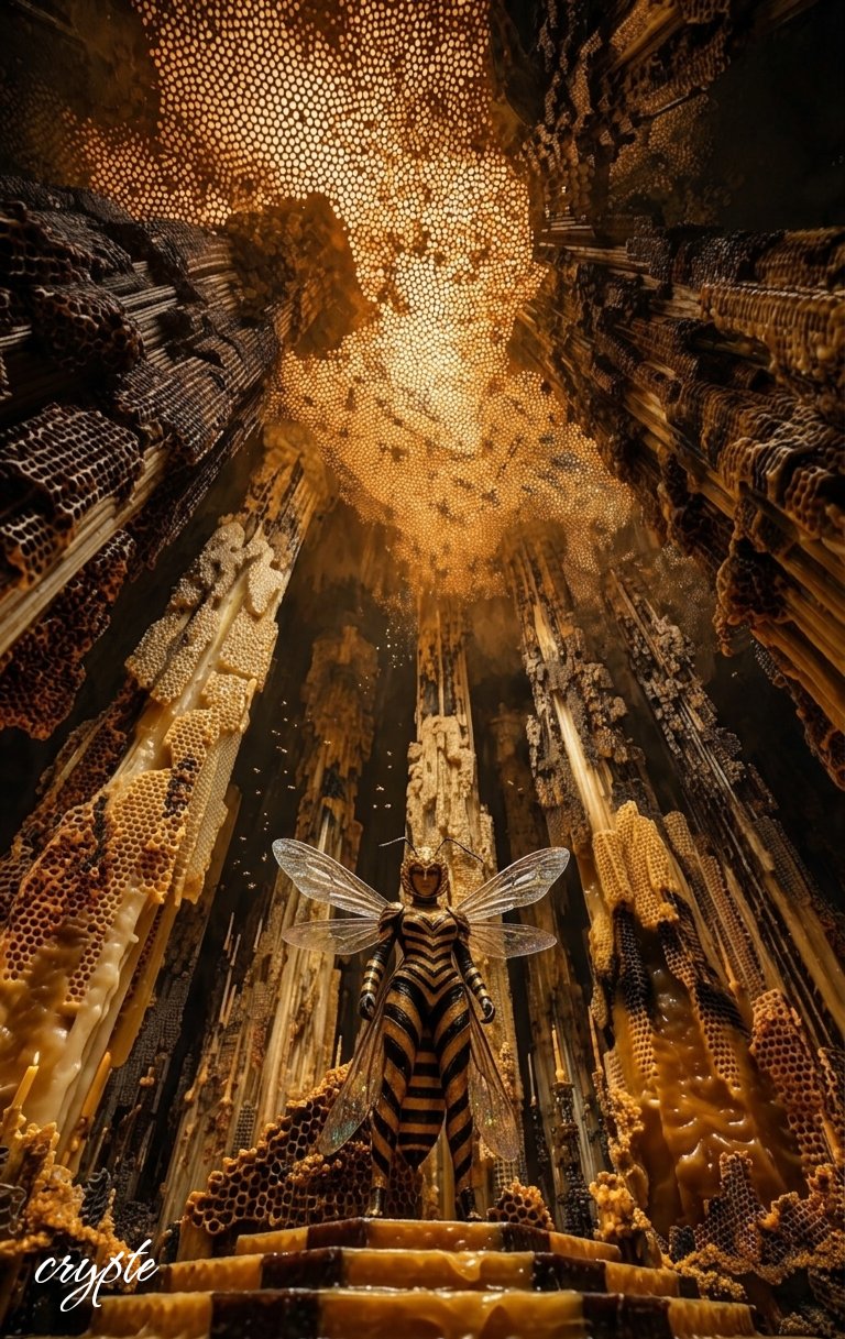 #dailyspark "A cathedral built by bees” 🐝🐝🐝💀