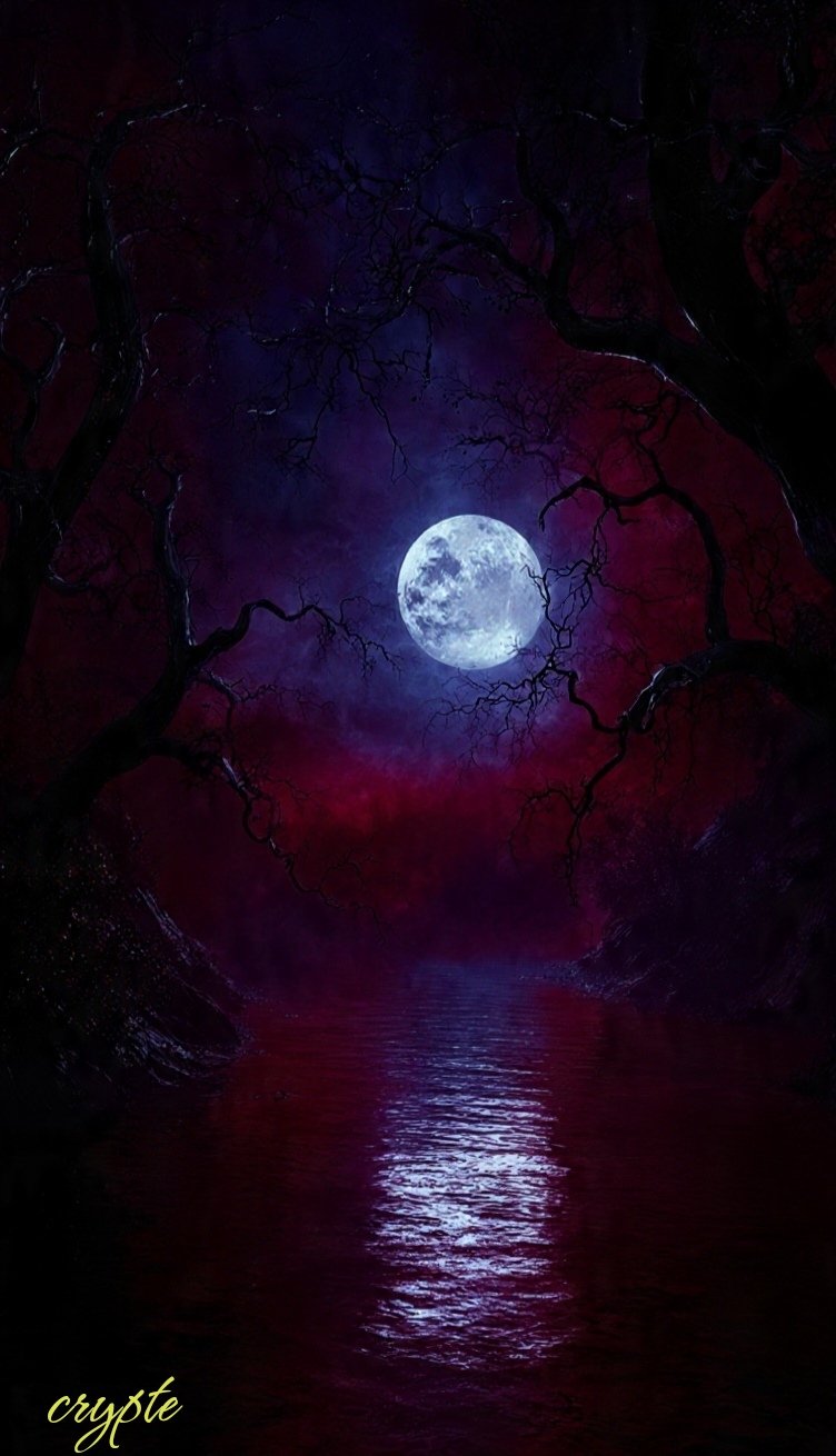 Moon ,water ...and my dark Soul.🌕 Inspiration @FloraandDrift .🙏
