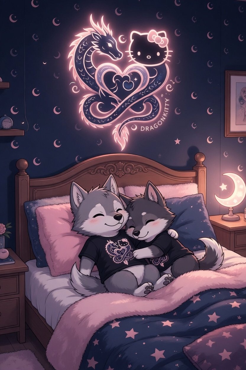 #WolfWednesday Goodnight Make sure to snuggle up to the ones you love. Tomorrow is no guarantee. Let…