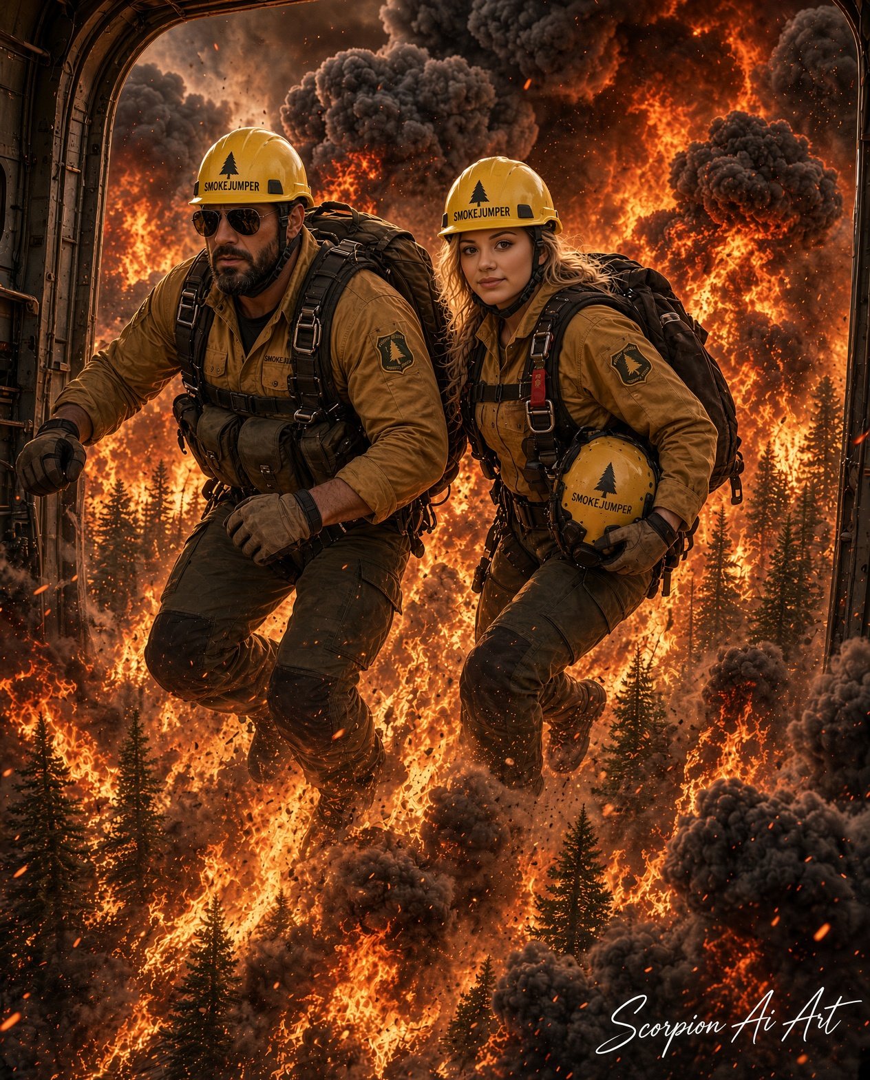 #firstresponders @rockymtnbabe The Call for Smoke Jumpers