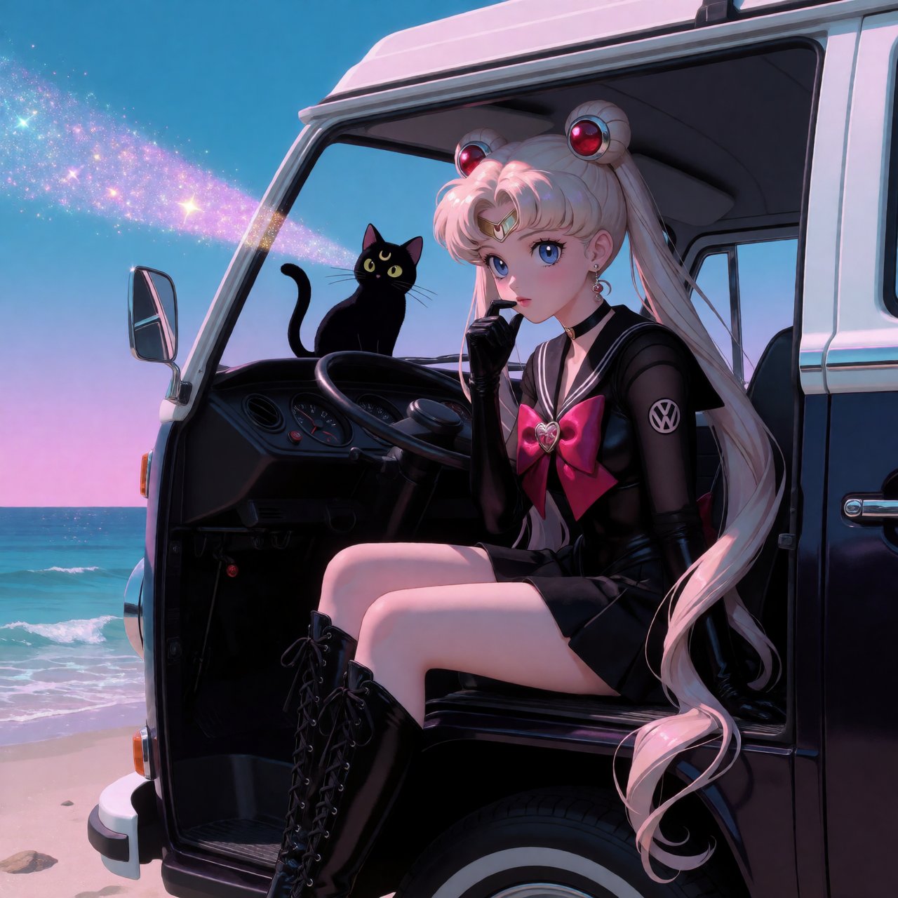 Sailor moon on Yume V3 representing VW