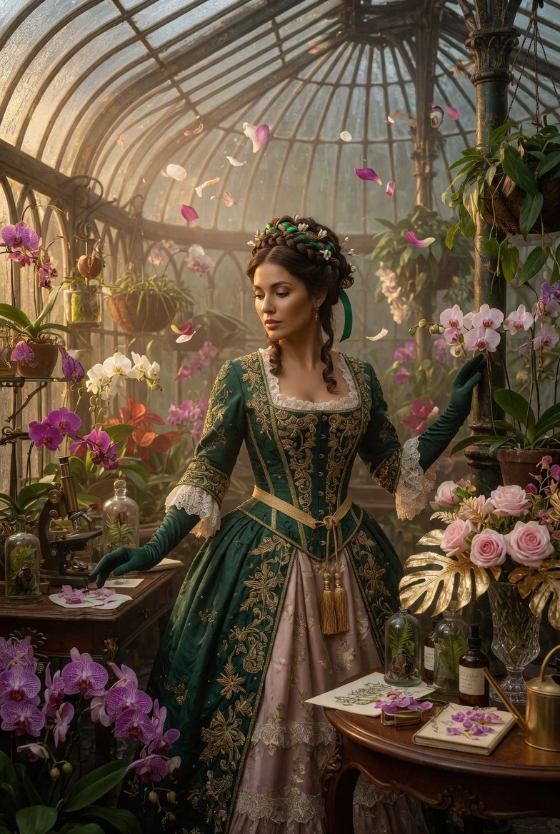 #AllThingsSpring April Challenge #aiartcommunity All Welcome to Join Day 26 Greenhouse Empress