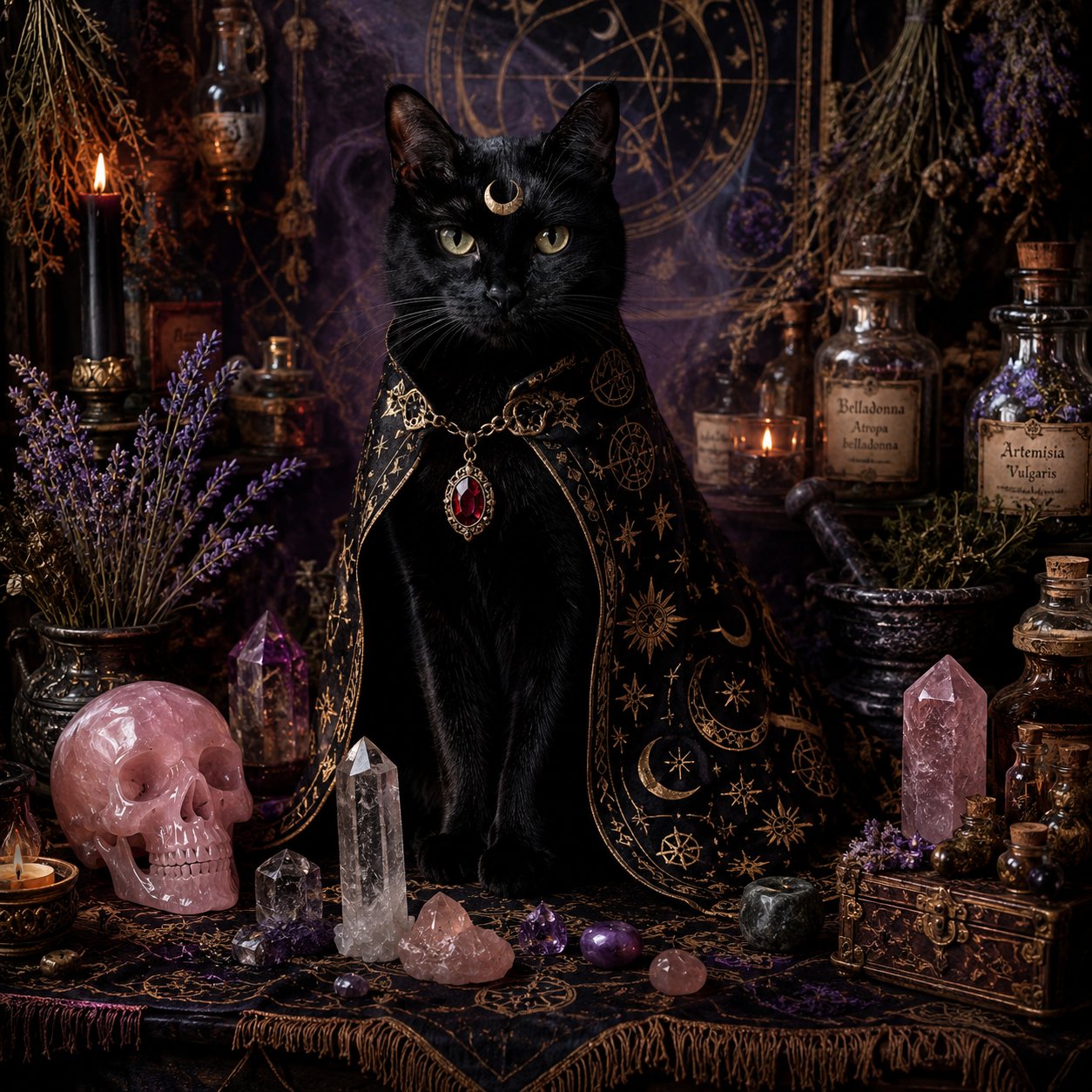 Cats are always connected to the mysticism