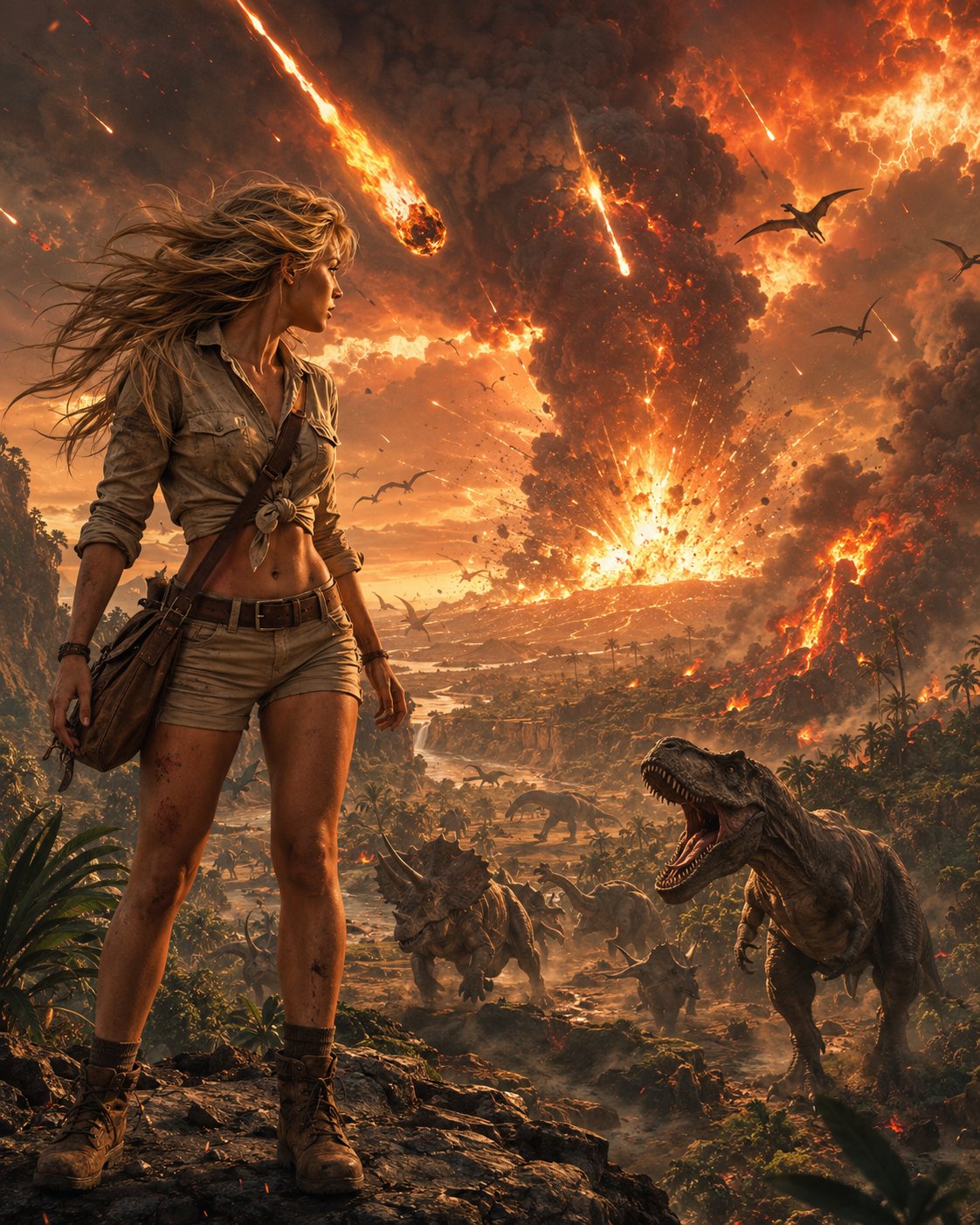 Extinction Event #dinoweek #dinosaursai