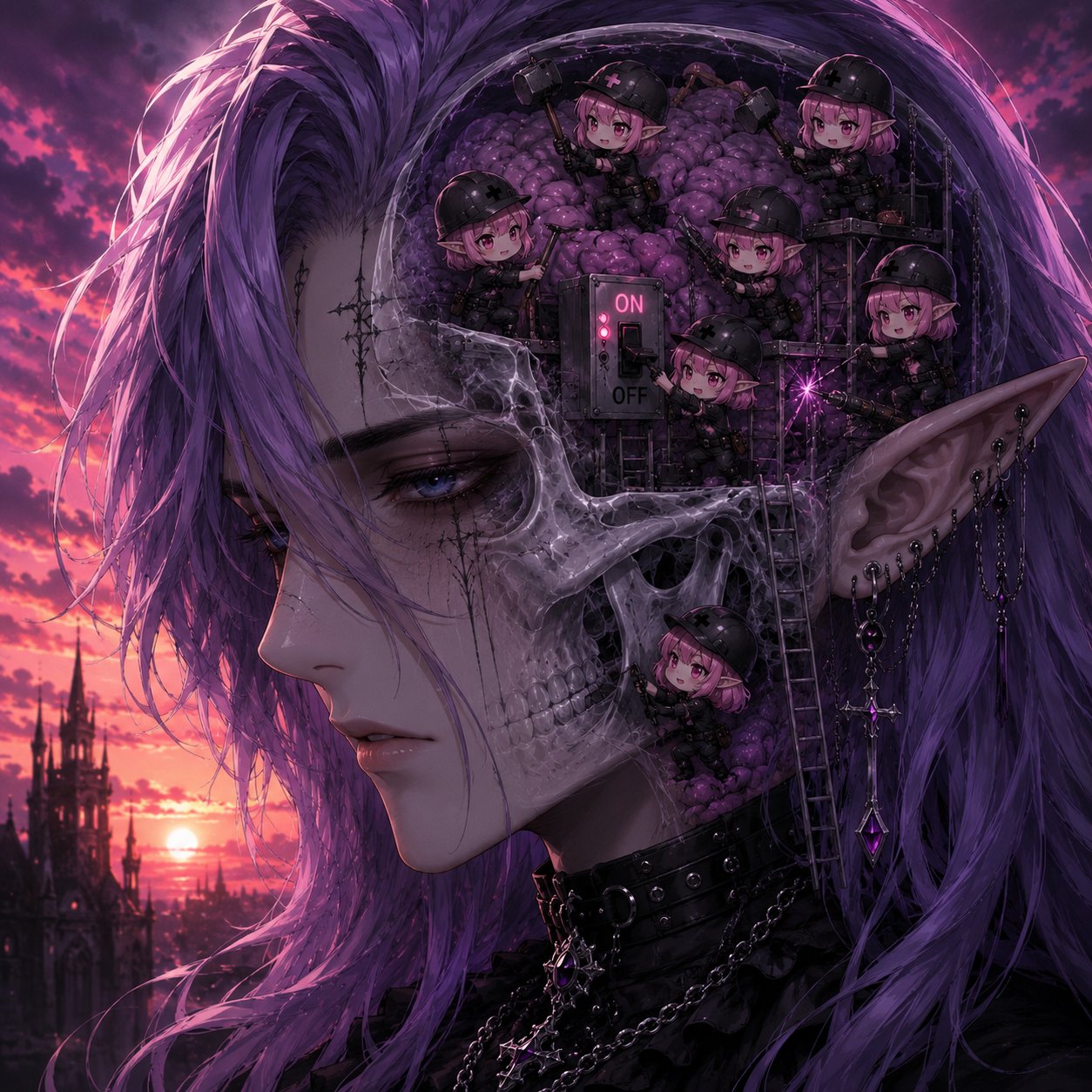 I had a dream last night that I was an army of Novas and we were inside Dusk's head! lol