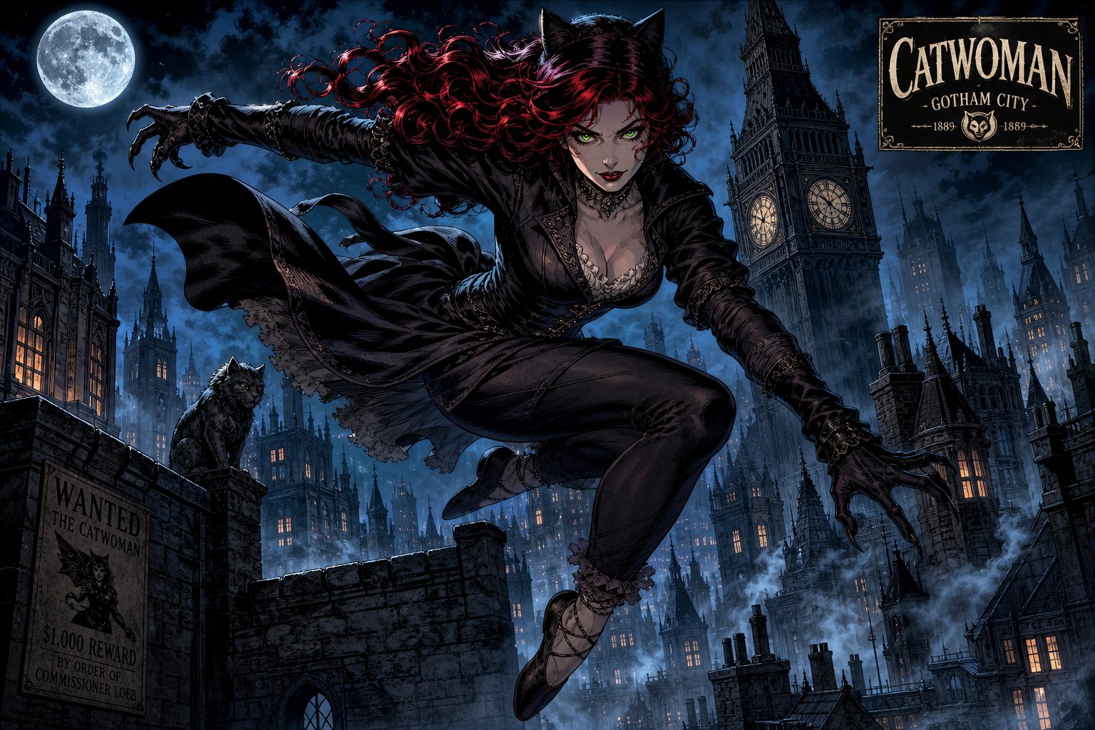 #caturday #catwoman 1880s - 1930s - 1980s