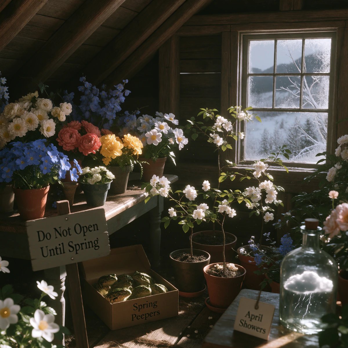 #dailyspark What Winter Keeps In the Attic