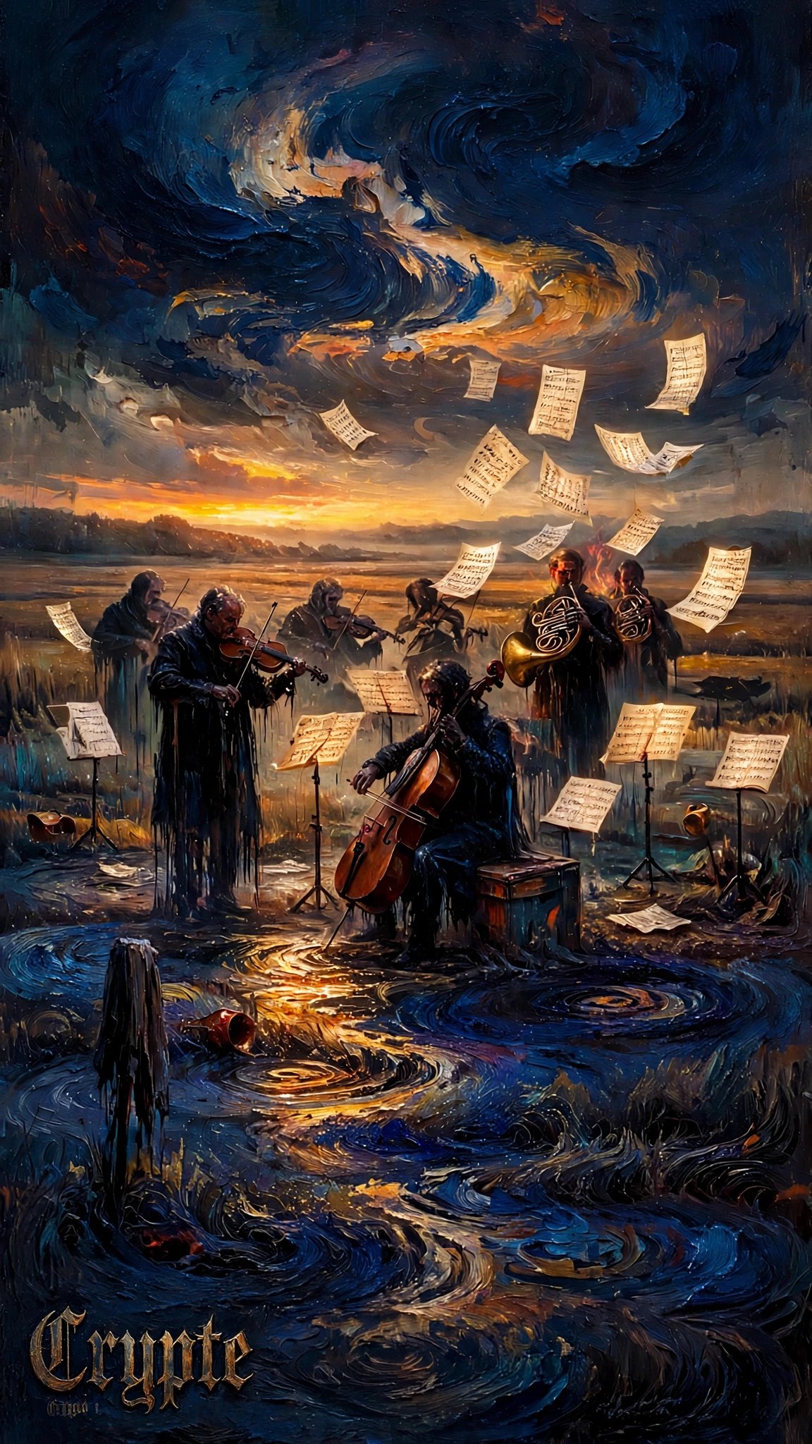 #dailyspark “The orchestra tuning in an empty field”