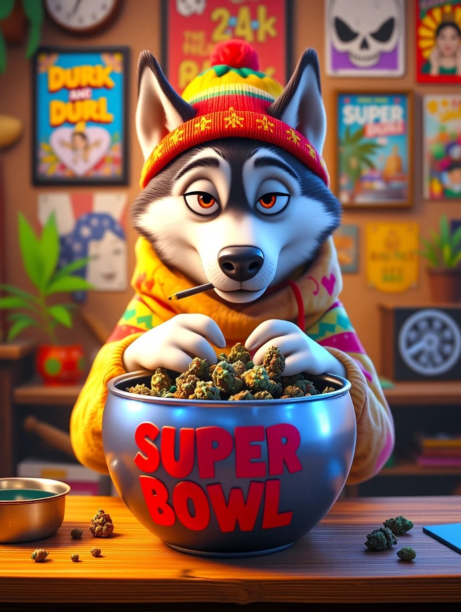 The Drugged Huskies version of a Super Bowl 😁