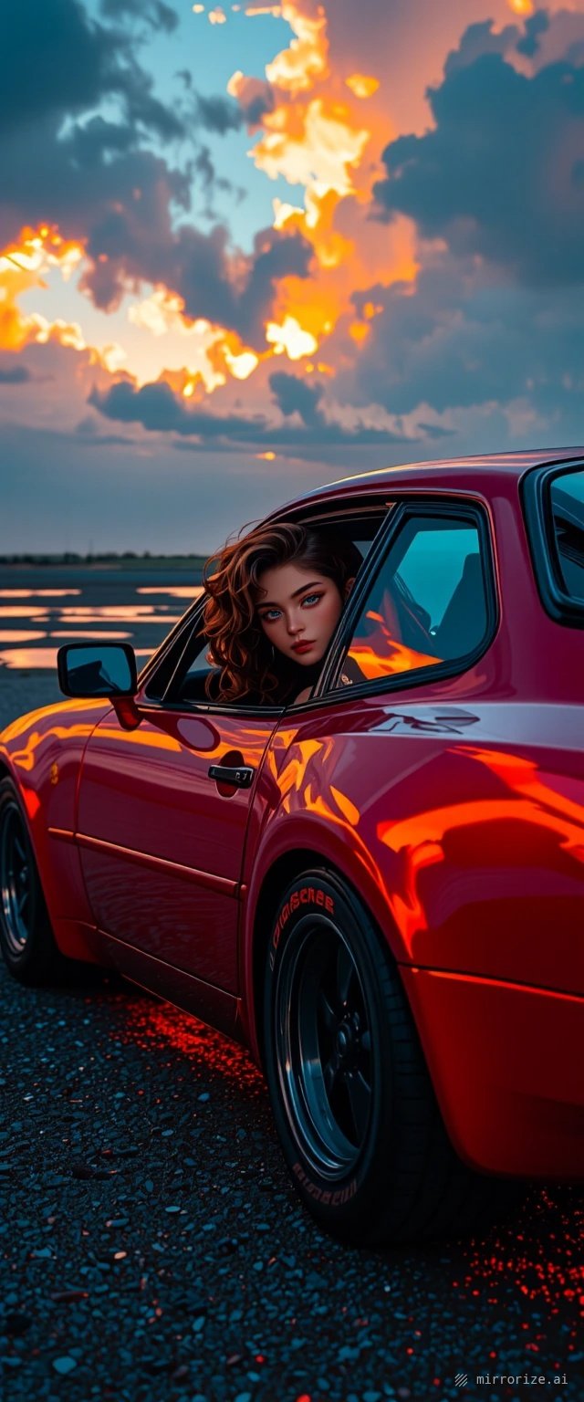 "...you getting in, or WHAT?" 🚗💨🤔💭🐈‍⬛ [#Sundown 9:21 AR via @Mirrorize 🪞] 👇 tap/click for full view…