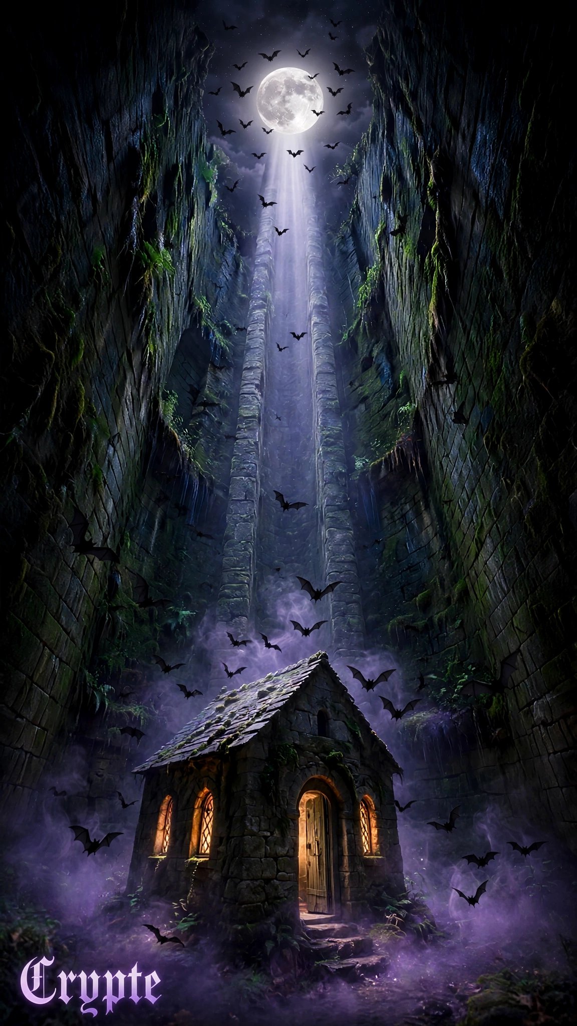#dailyspark “A chapel at the bottom of a well”🌔🦇 Probably one of the reflections of my soul.😉