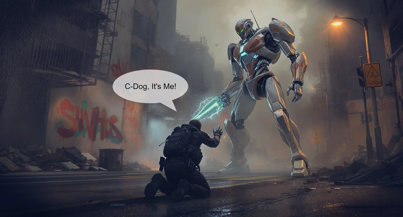 I just gave Claude a nickname C-Dog. This will be my safe word when it deploys AI agents after me in…