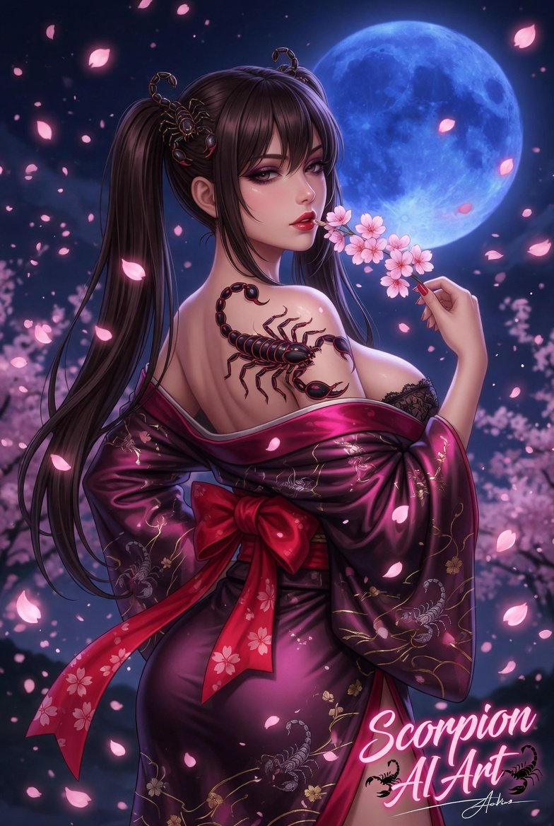 Kimono Art 💕🦂 #aiartcommunity