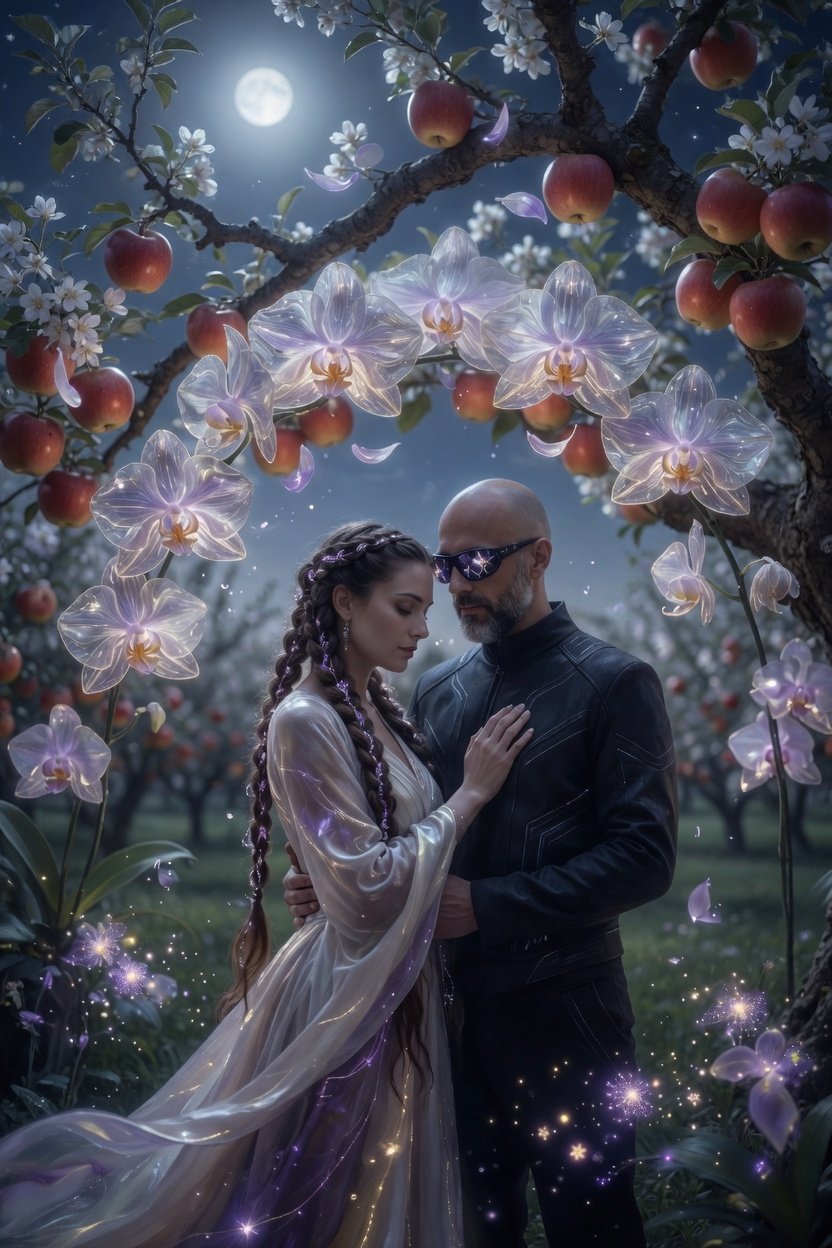#AllThingsSpring April Challenge #aiartcommunity All Welcome to Join Day 20 Orchard Muse