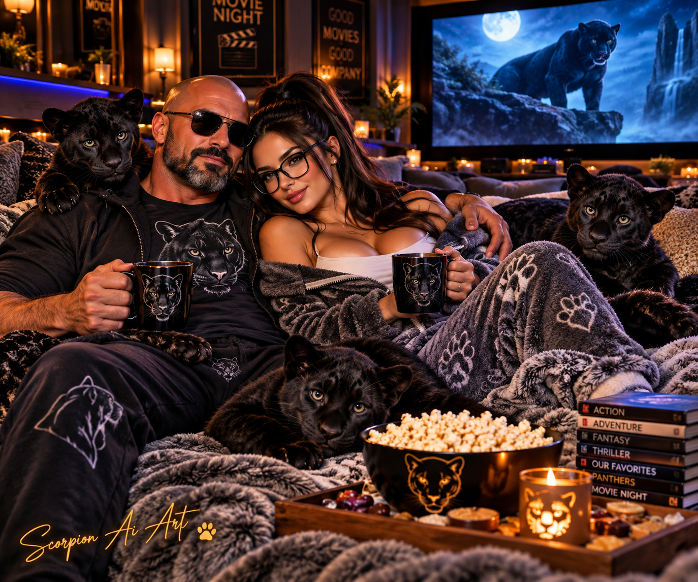 Cozy lounge outfit, Movie Night