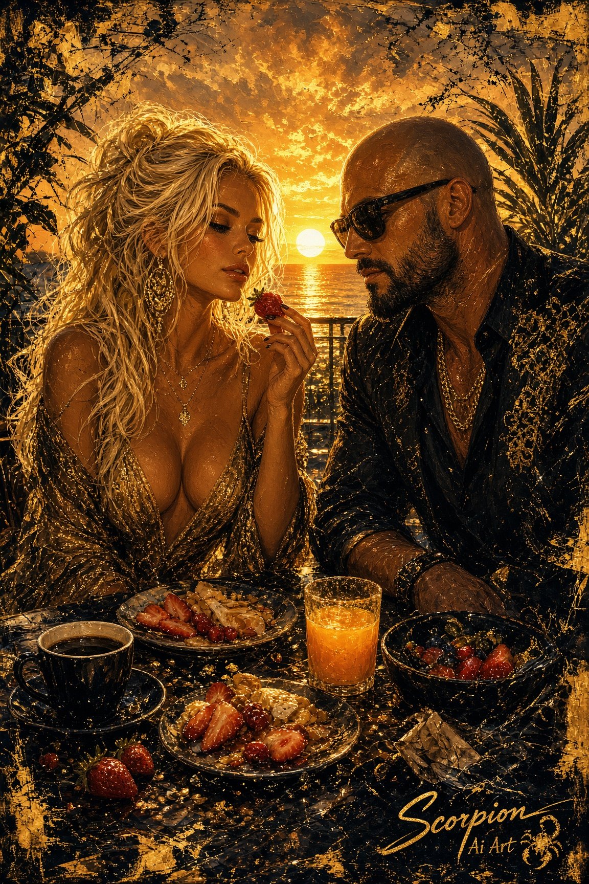 Breakfast Sunrise 🌅 🧡 #BeautifulChaos