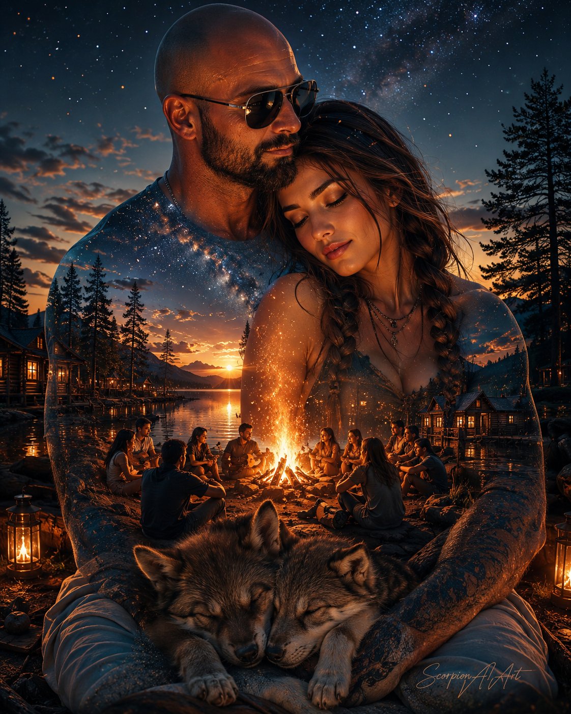 Day 16 glows with warm, shared magic — Campfire Community. 🔥🏕️ Hosted by @gigisaiart247 & @GuruScorp…
