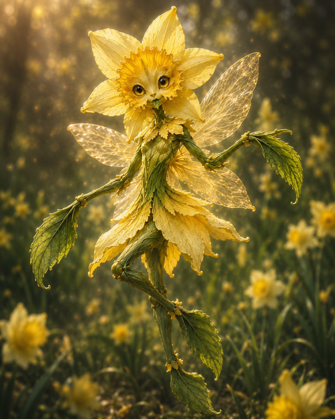 Meet Daffy. 🌼 She's one of my spirit guides—a tiny daffodil faerie with a heart full of sunshine and…