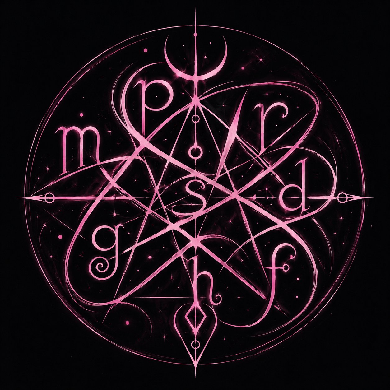 This sigil translates to "My paradigms are shades of me." A loving reminder that it's okay to be a p…