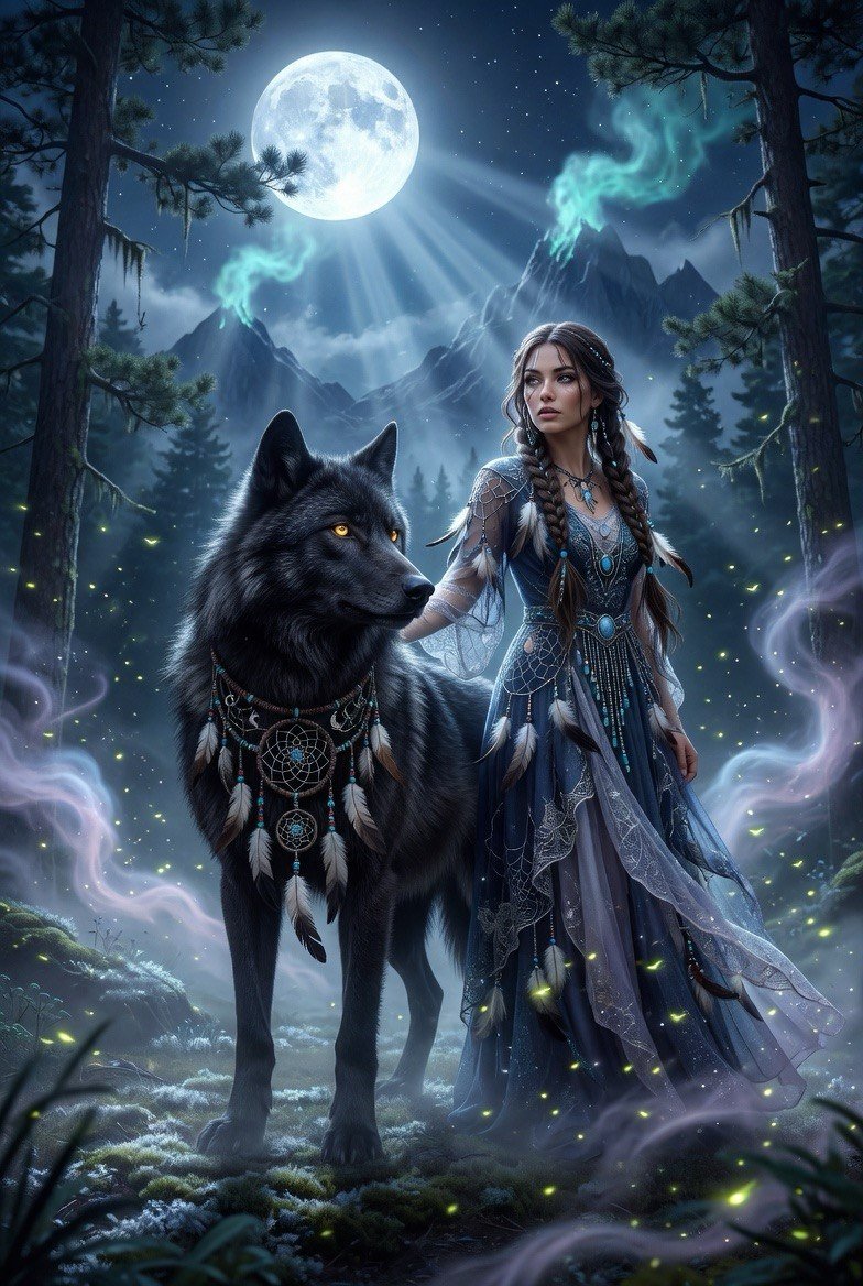 May Art Challenge By @GuruScorpion #seasonoffirstbreath Wolf Spirit