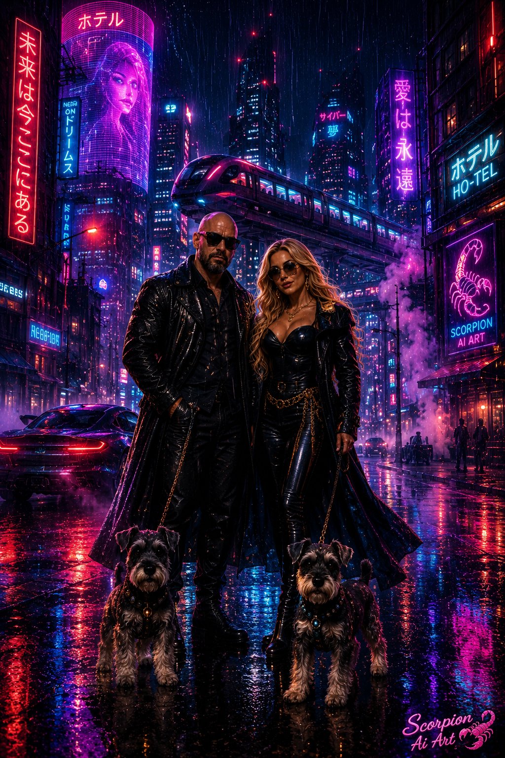 💎 DAY 5 — NEON NOIR 💎 Day 5 of #AiArtStyles2 slips into the electric shadows of NEON NOIR — glowing…