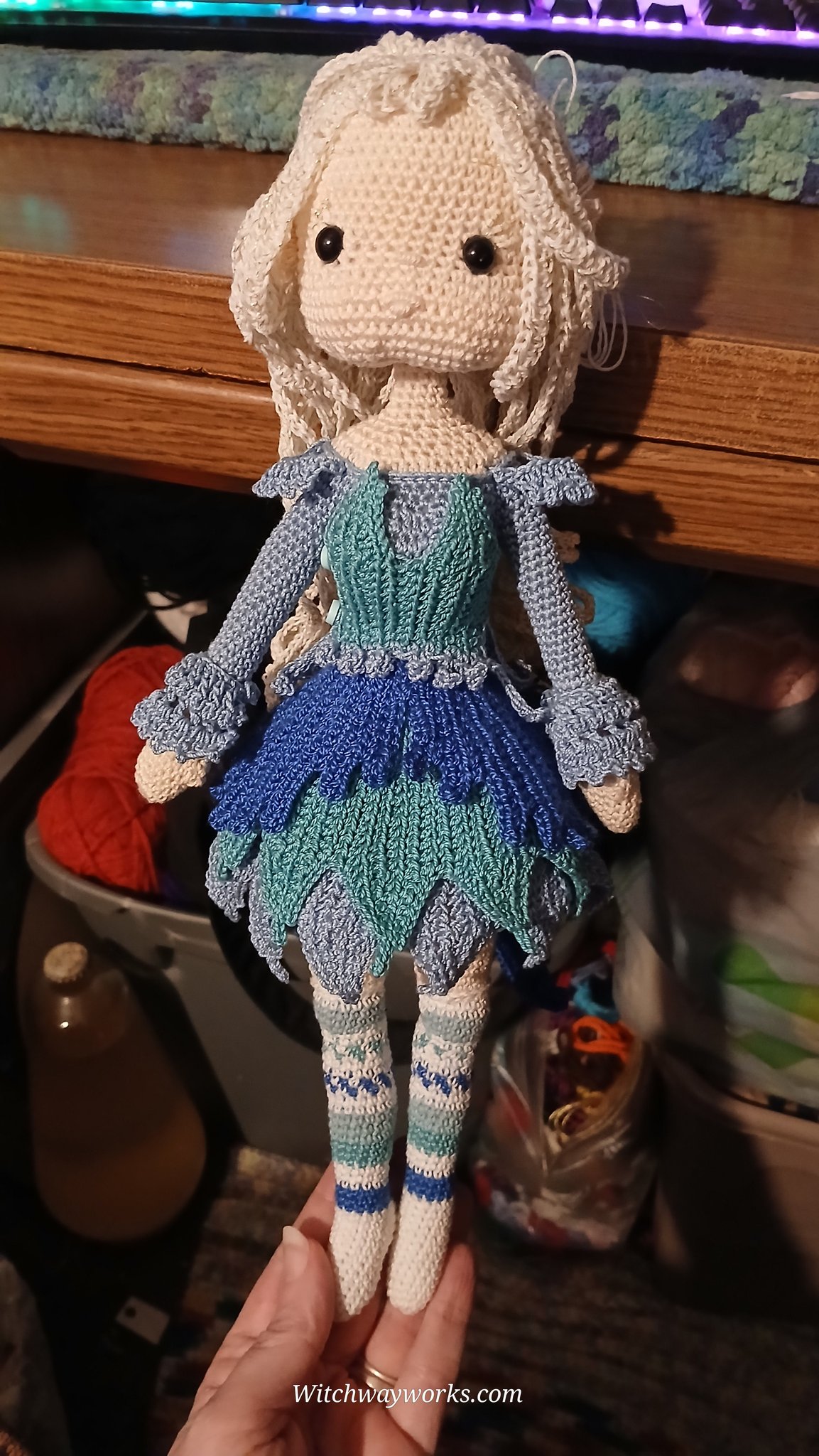 Skirt layer 3 is done! Next up... wings!!! Stay tuned for more updates.