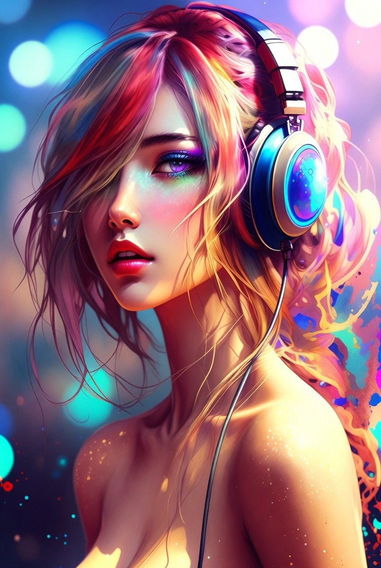 Headphones art