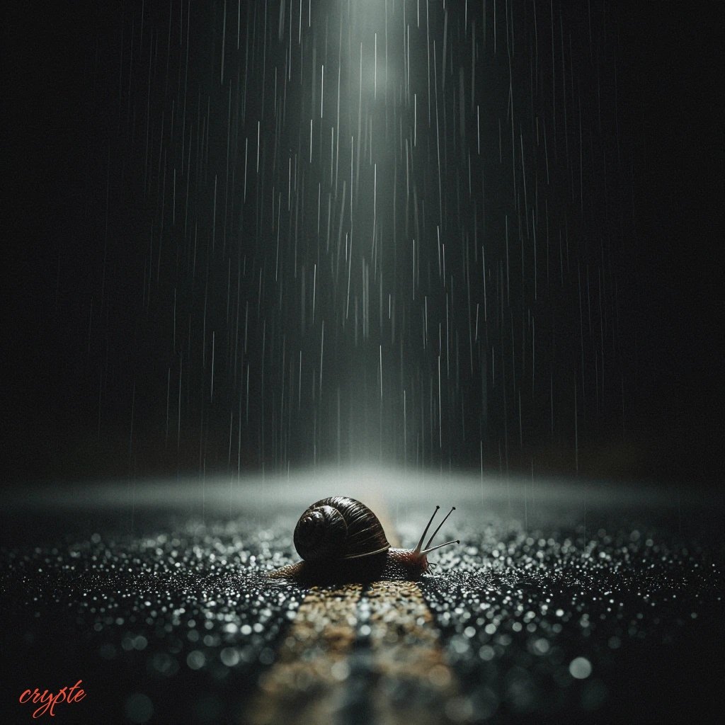 #dailyspark "Rain falling upward over an empty highway”