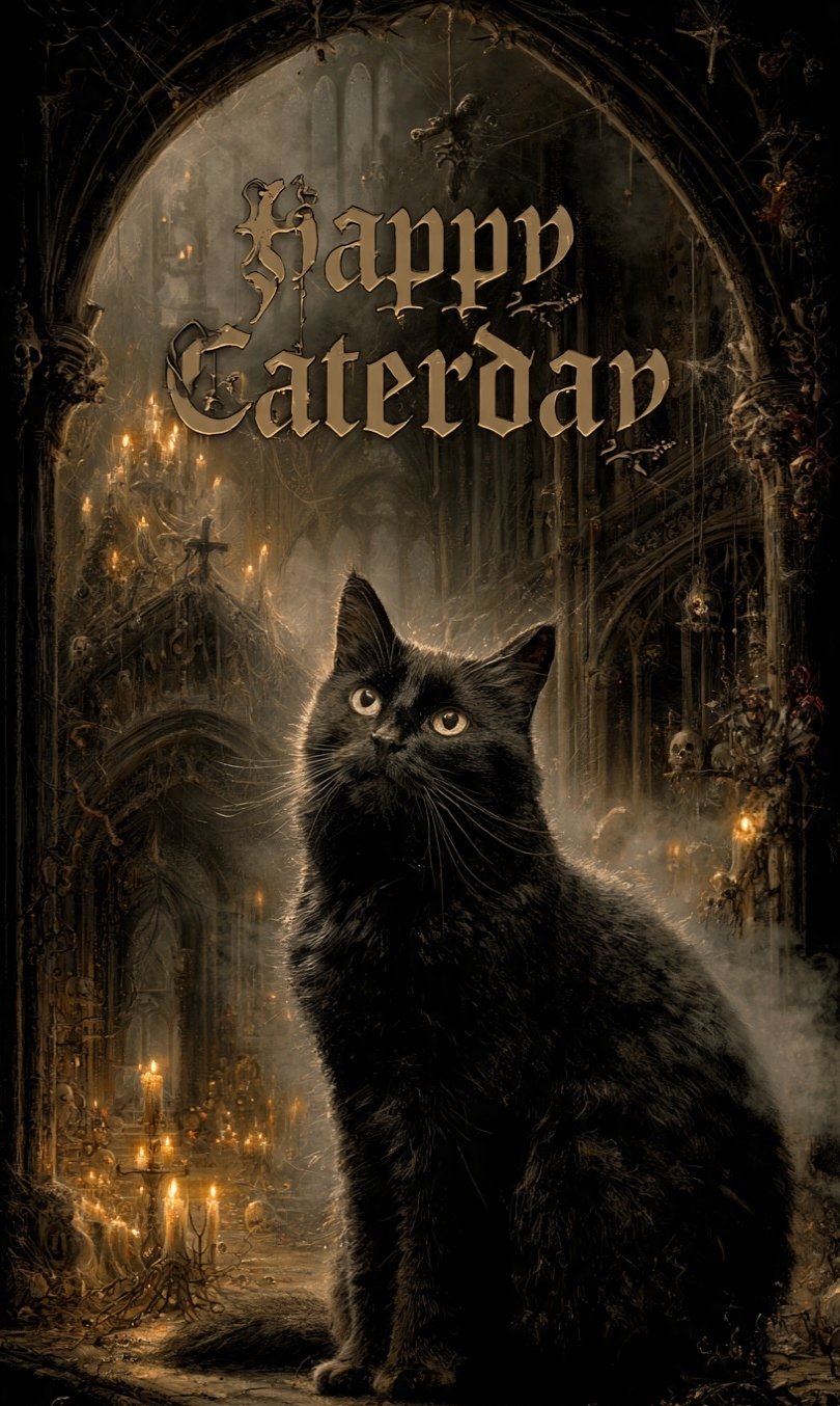 Happy #Caturday #aiartcommunity Have a nice Day dear creative Friends.🙏✨✨