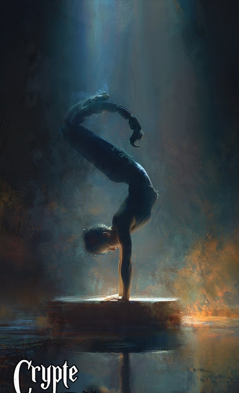 #Yoga Art Scorpion Pose 🦂 By @GuruScorpion