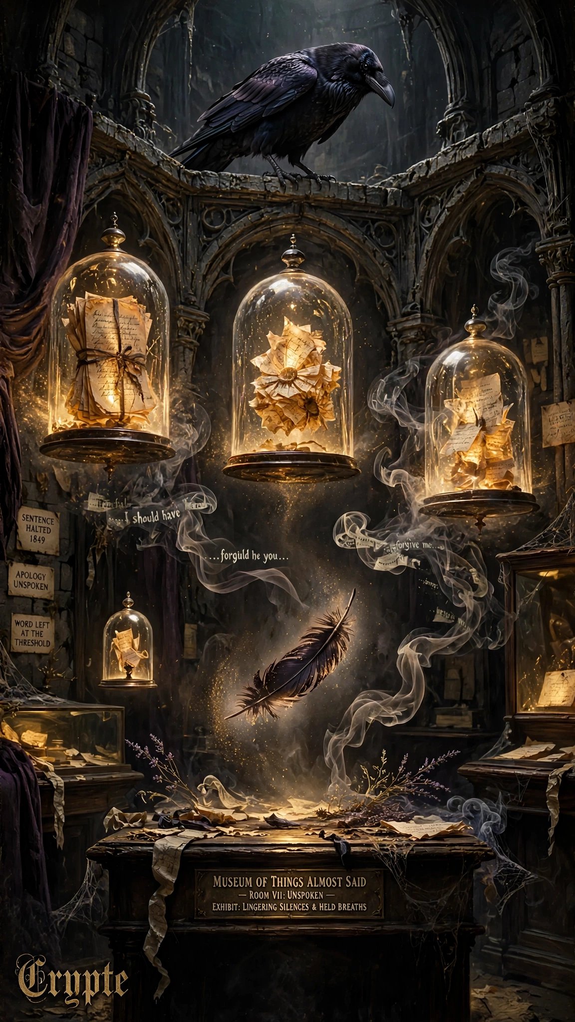 #dailyspark " The museum of things almost said”🤫🌒