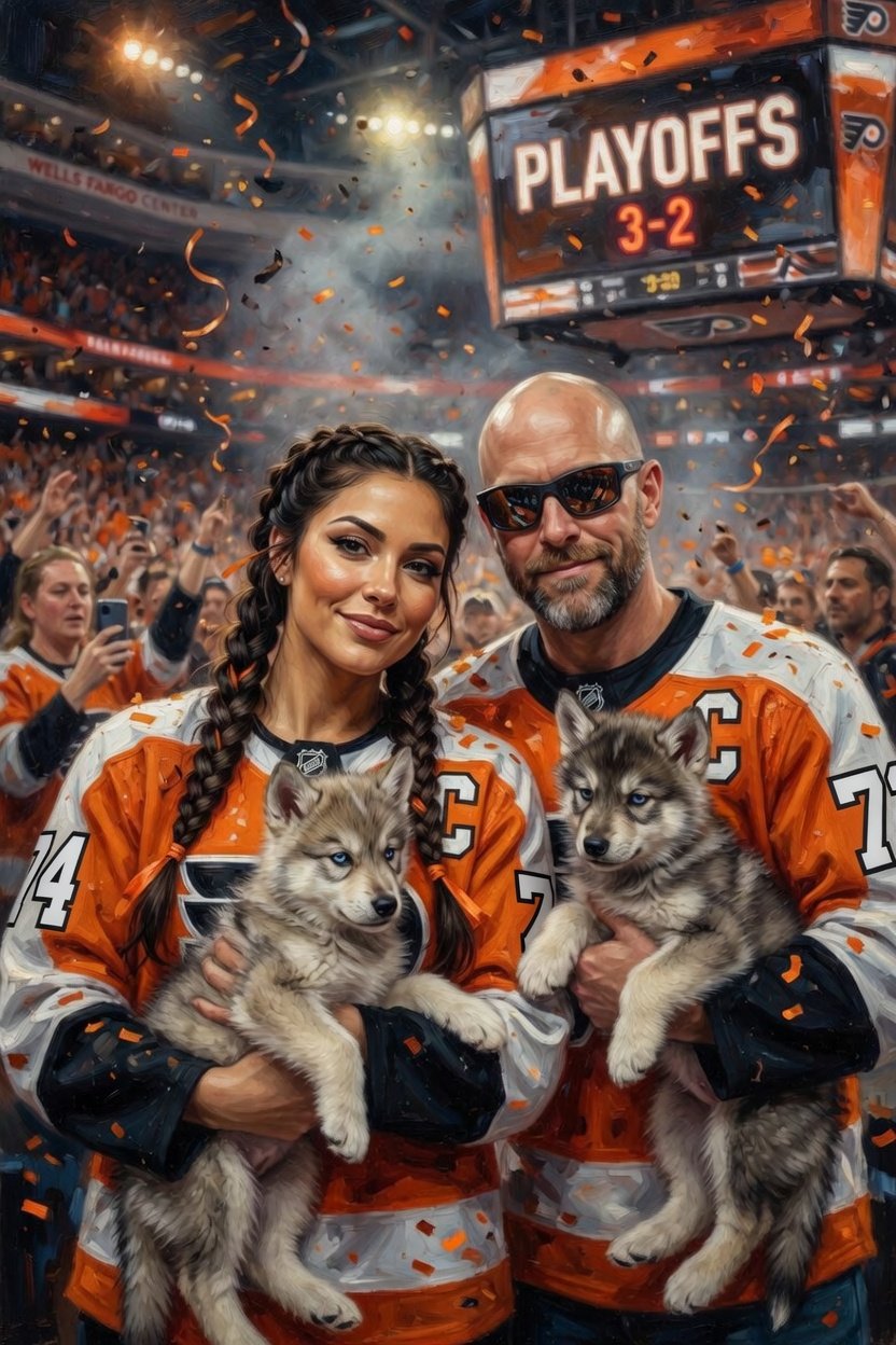 Goodnight Let’s Go #NHLFlyers With @gigisaiart247