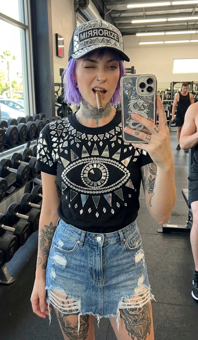 GM ☀️ Got MIRRORIZEd at the gym today 💪🏻 Wbu ? 🥴