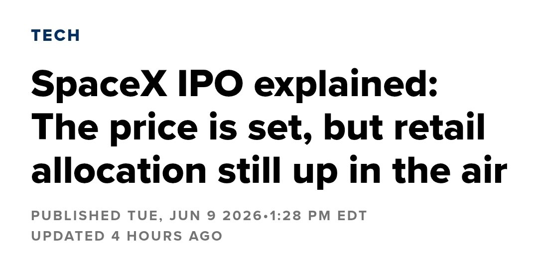 Do you get the feeling they are going to dump on retail? I bet it's over 30%. This is a bad sign of…