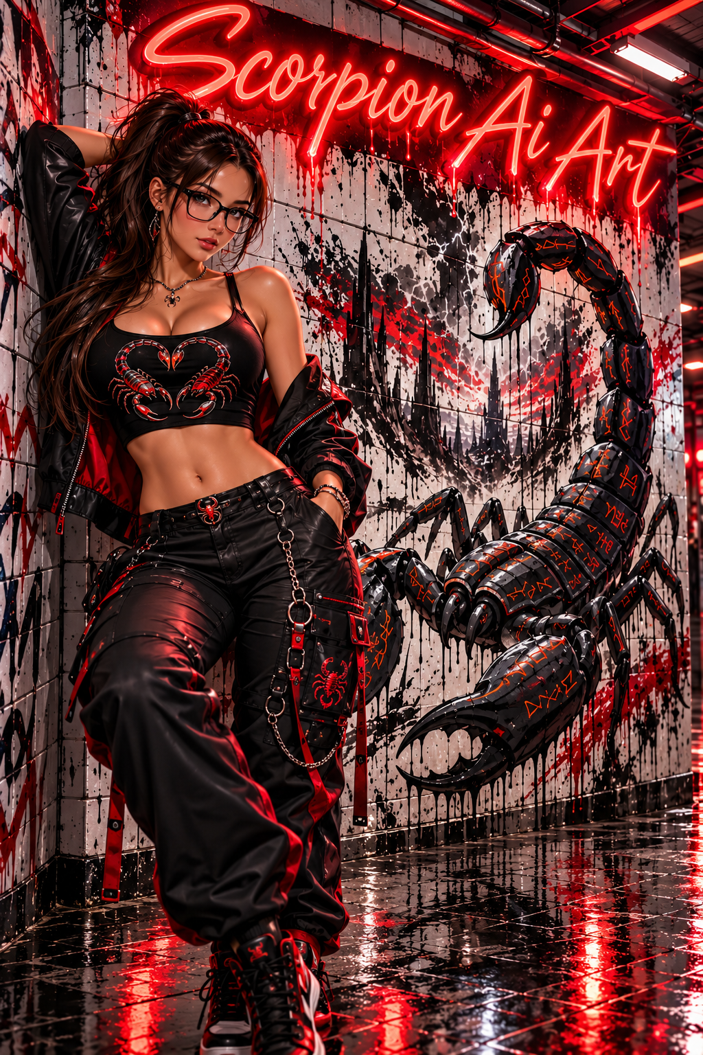 Scorpion Ai Art 🧡🦂❤️‍🔥