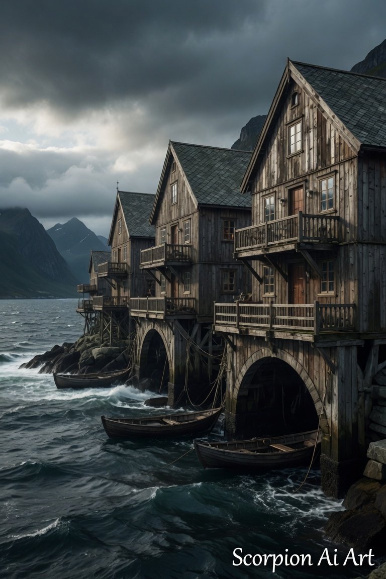 Architecture Friday: The Sjøhus of the North Historic, multi-story timber sea houses of coastal Norw…