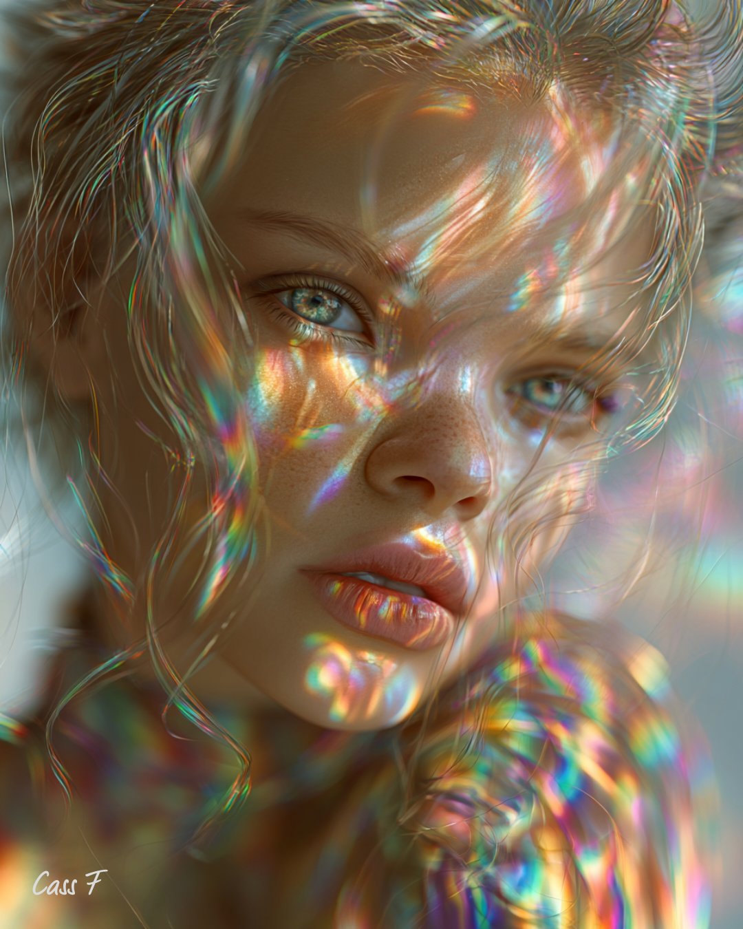 ๐ป๐๐๐ ๐ธ๐ ๐น๐๐๐ ๐ฐ ๐ต๐๐๐๐๐๐ข Abstract Surrealism, young beauty, Iridescent, 8k. -