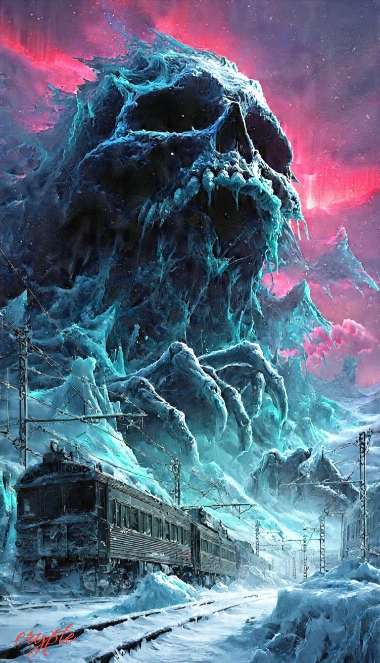 #dailyspark "The ghost of a glacier”🥶☠️