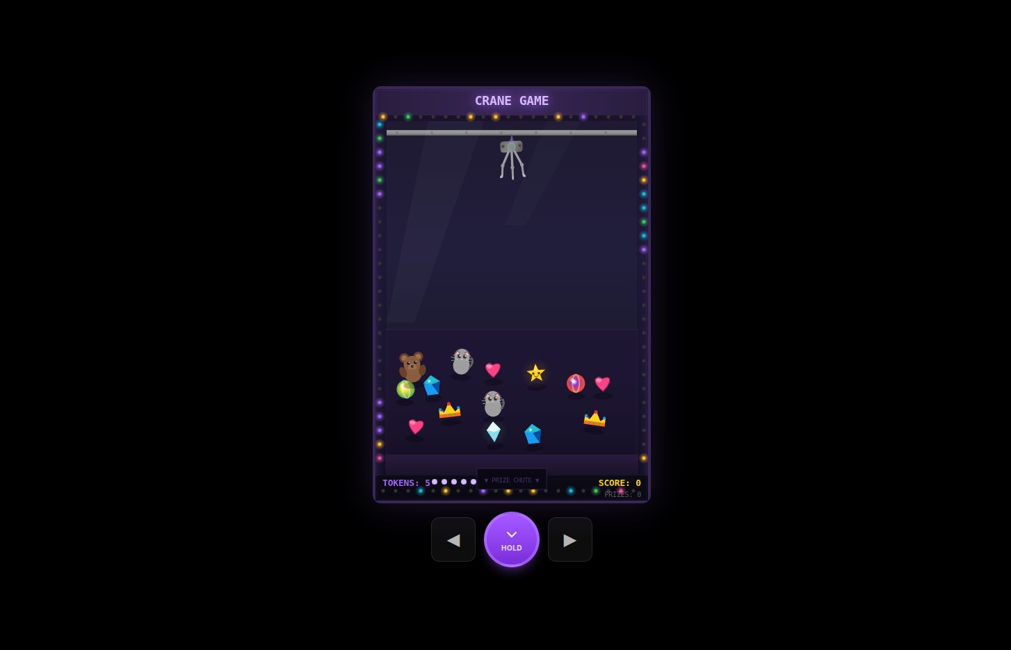 CRANE GAME NOW UPDATED!
