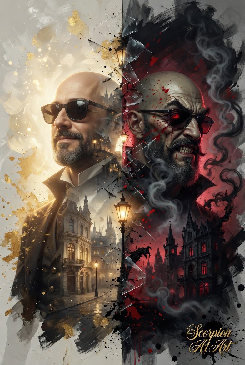 Jekyll & Hyde #aiartcommunity