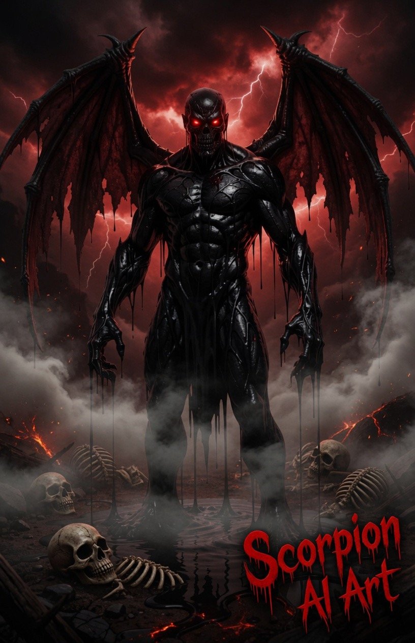 Obsidian slicked warrior #promptshare a towering, obsidian-slicked warrior, his form sheathed in a l…