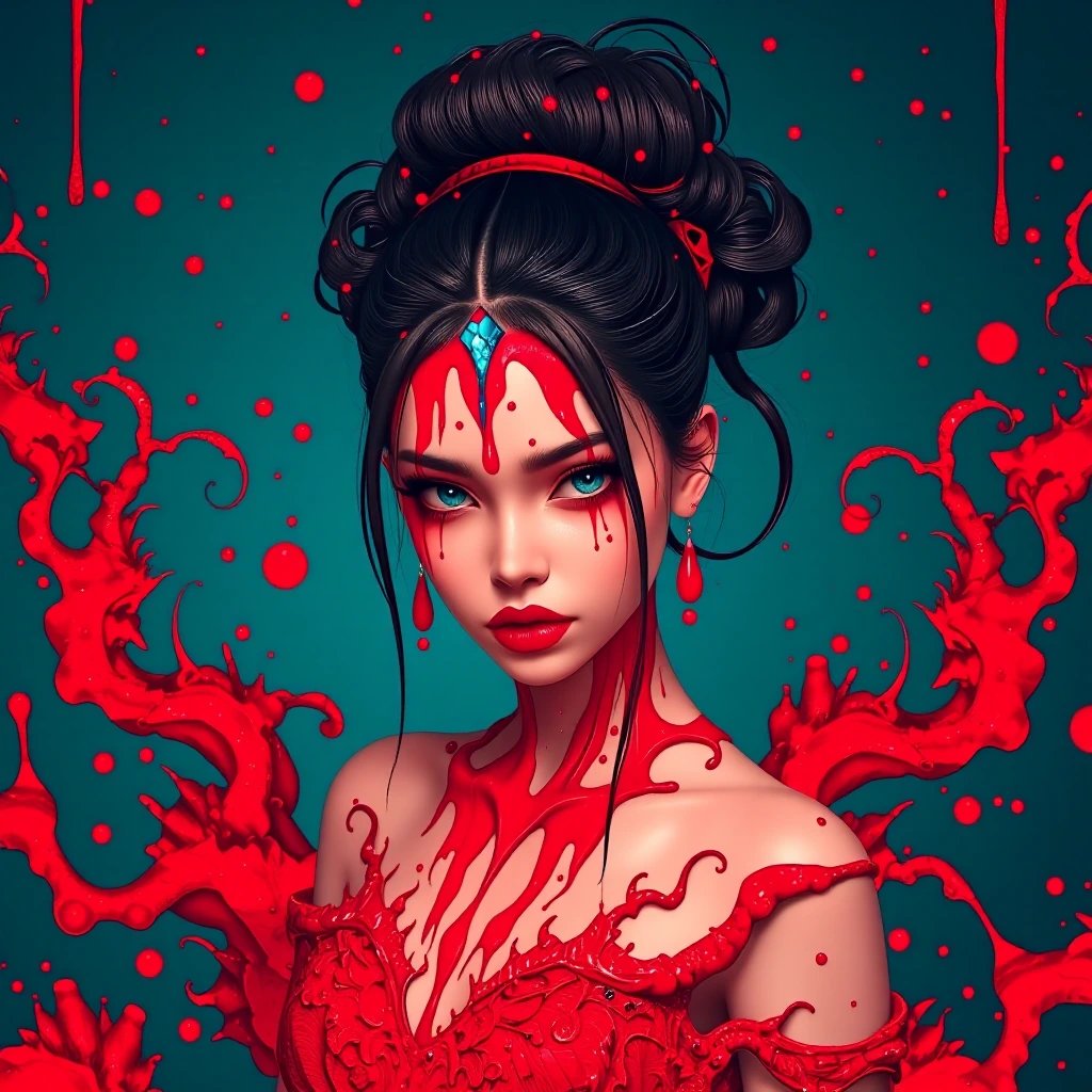 #3wordchallenge crimson, Ink , Quill
