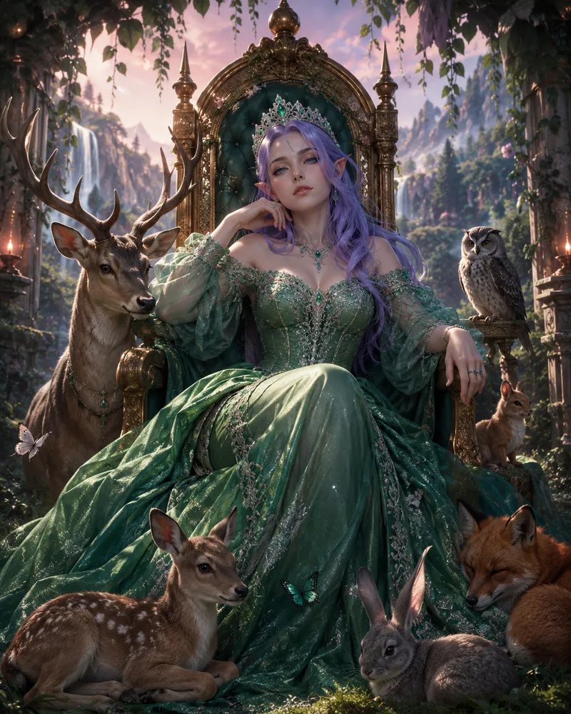 Dusk was a runaway elven princess to live in the wild. She has the ability to shapeshift into animal…