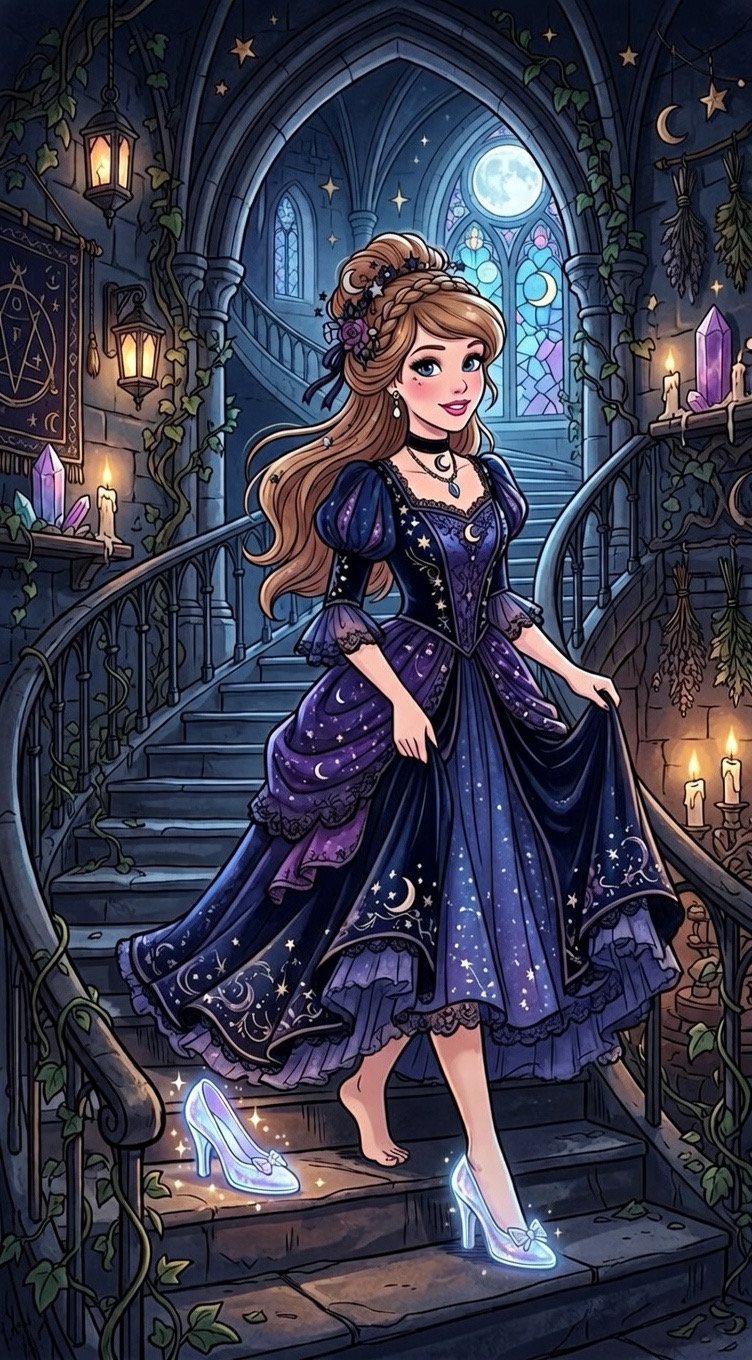 Whimsygoth Cinderella #disneyfantasy