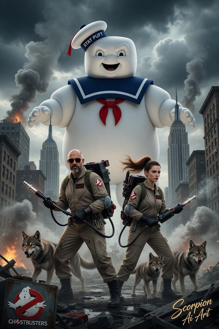 What if ghosts were real? Who you gonna call? "It's the Stay Puft Marshmallow Man." What did you do…