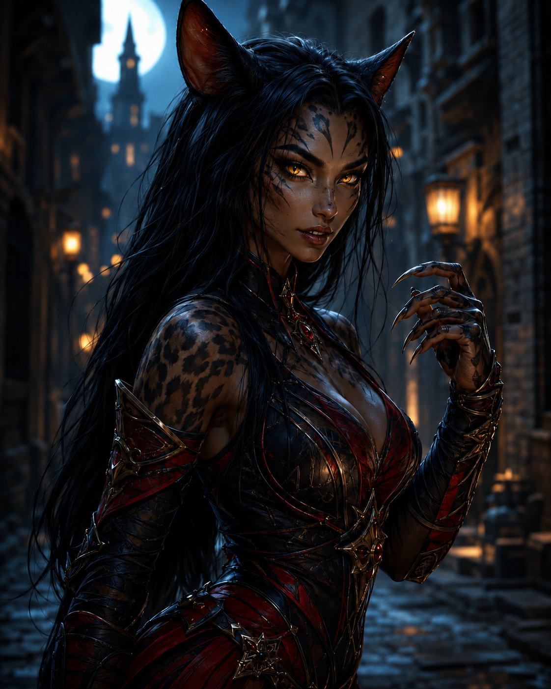 #caturday What if Elves evolved from feline-like ancestors?